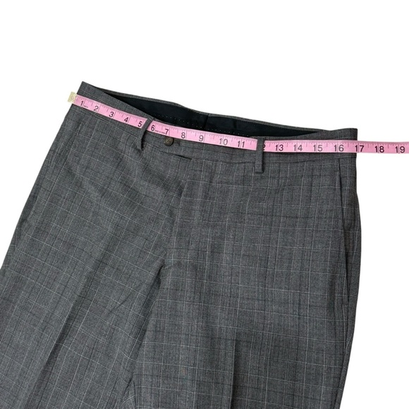 Ted Baker London No Ordinary Joe Jake Wool Suit Grey Black Glen Check 40REG 34W - Picture 10 of 16